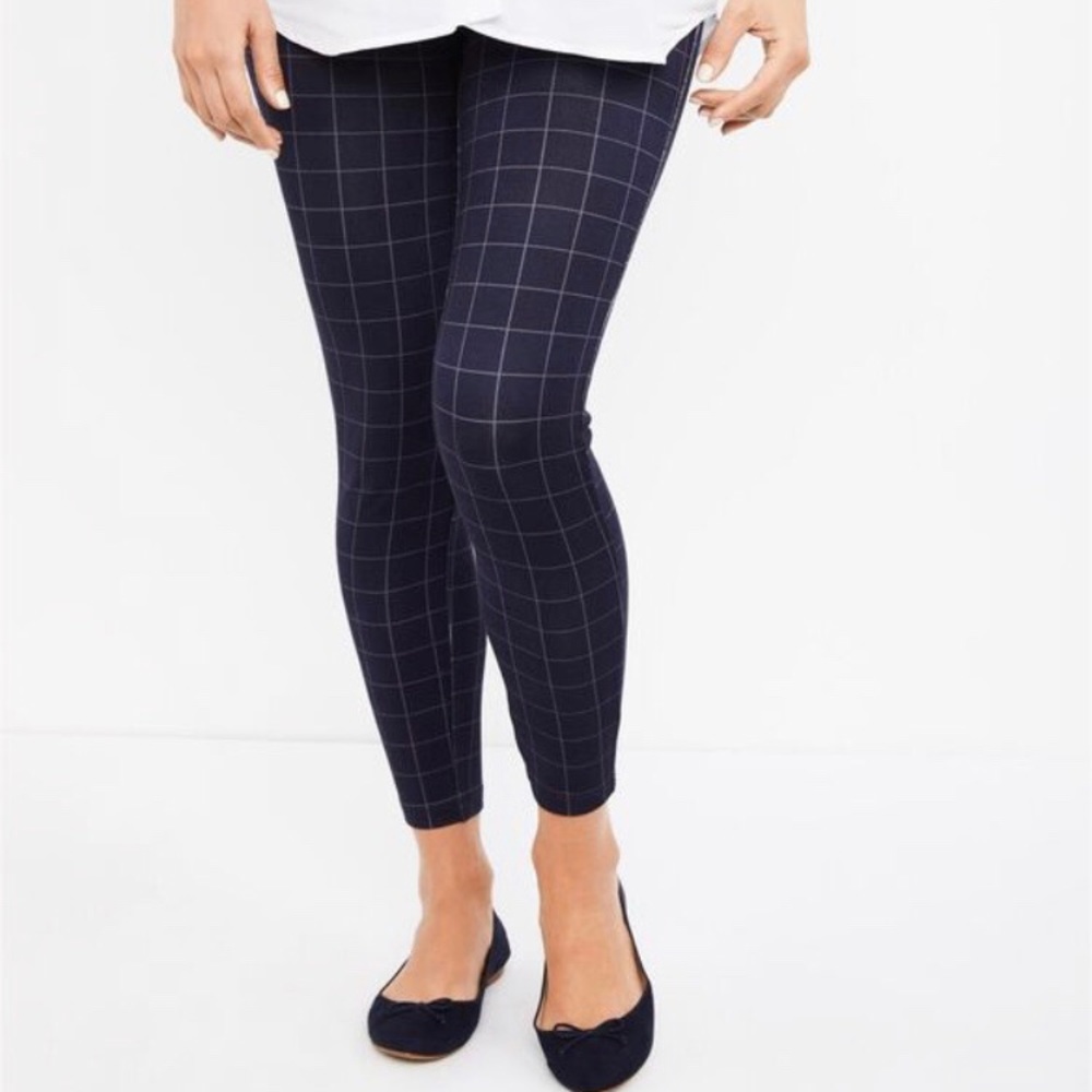 Navy Ponte Pants - size S